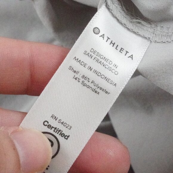 Athleta Light Gray Women's Pants - Picture 5 of 10